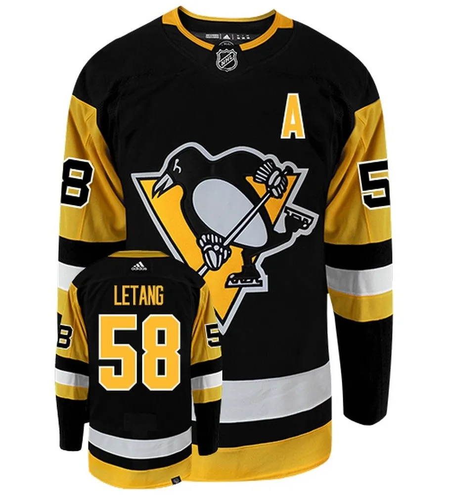 Kris Letang Pittsburgh Penguins Adidas Primegreen Authentic NHL Hockey Jersey     