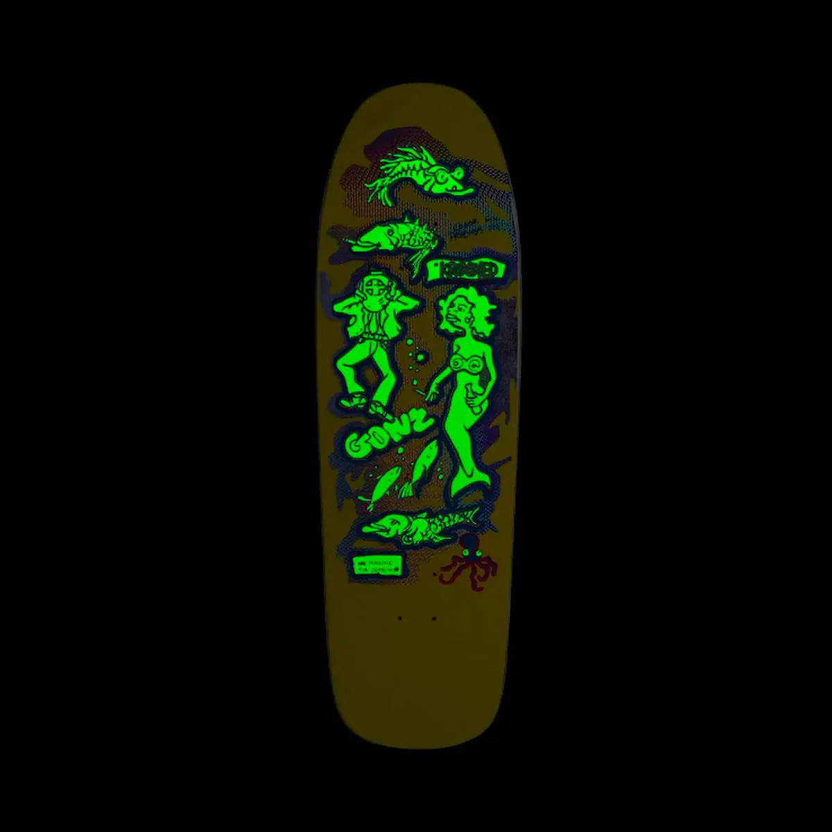 Krooked Gonz Colour Friend SSD24 Skateboard Deck - 9.81