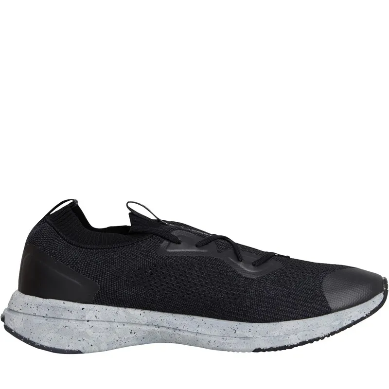 Lacoste Mens Run Spin Eco Trainers Black/Off White