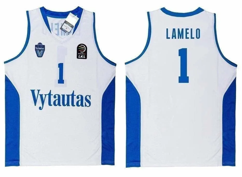 LaMelo Ball #1 Lithuania Vytautas Basketball Jersey