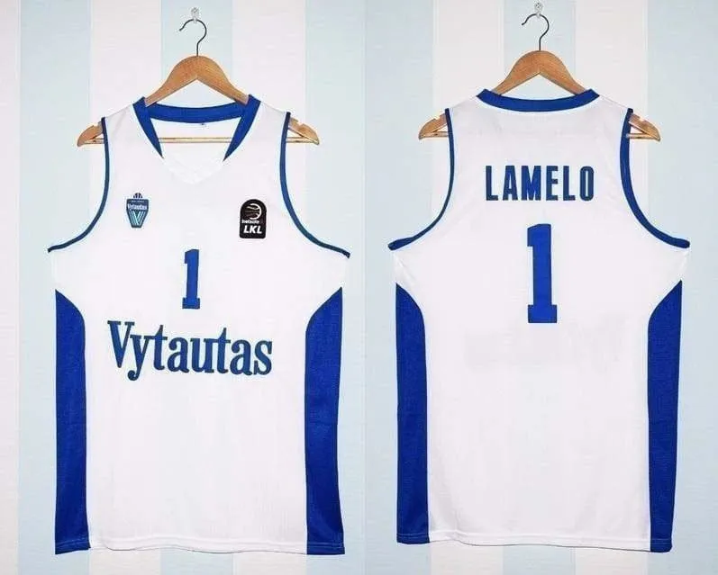 LaMelo Ball #1 Lithuania Vytautas Basketball Jersey