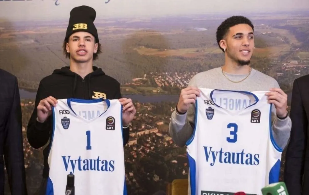 LaMelo Ball #1 Lithuania Vytautas Basketball Jersey