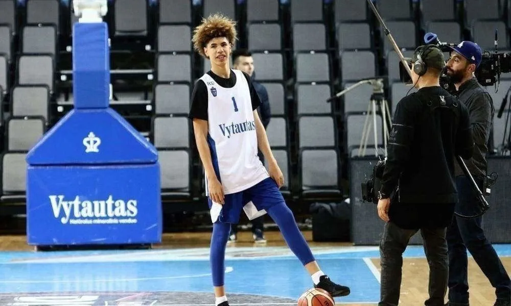 LaMelo Ball #1 Lithuania Vytautas Basketball Jersey