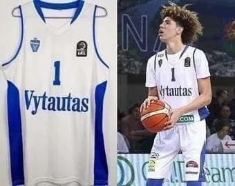 LaMelo Ball #1 Lithuania Vytautas Basketball Jersey