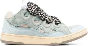 Lanvin Curb lace-up chunky sneakers Blue