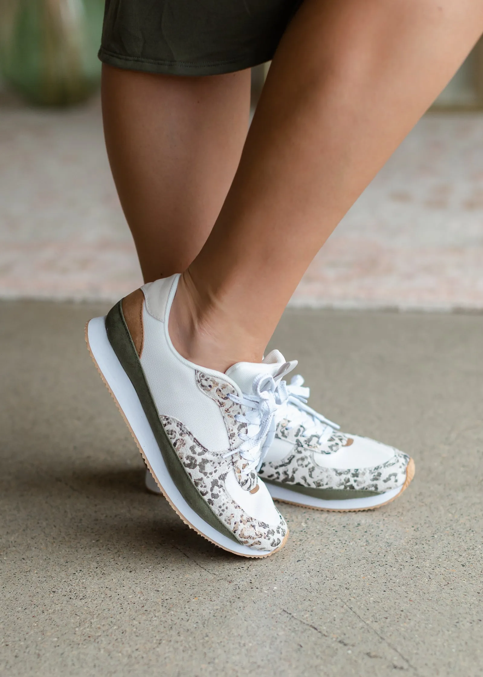 Leopard Print Tennis Shoe - FINAL SALE