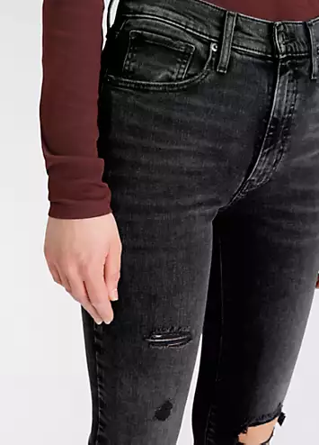 Levi’s Mile High Super Skinny Destroyed Effect Jeans | Grattan