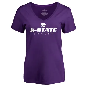 Lids Women's Purple Kansas State Wildcats Kansas State Soccer T-Shirt