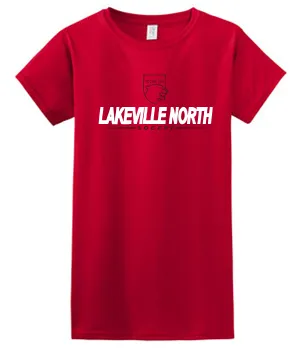 LN GIRLS SOCCER LADIES SOFTSTYLE T-SHIRT