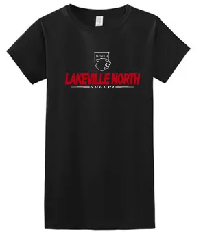 LN GIRLS SOCCER LADIES SOFTSTYLE T-SHIRT