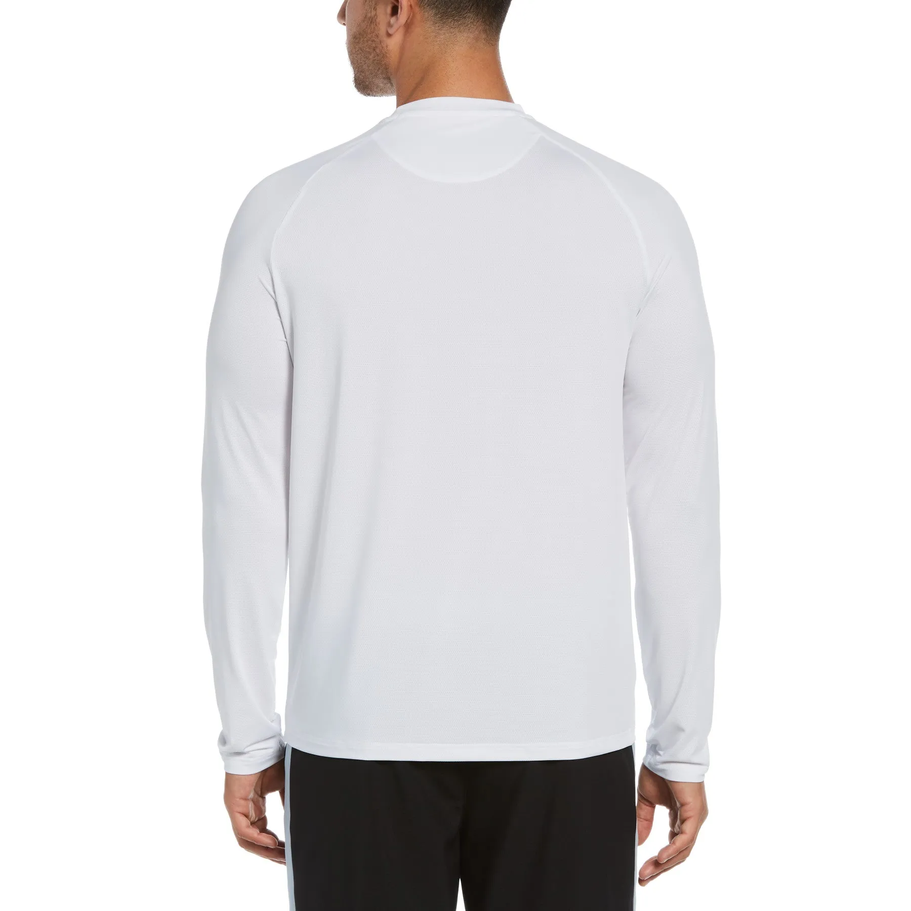 Long Sleeve Raglan Performance Tennis T-Shirt In Bright White