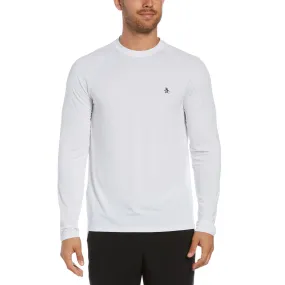 Long Sleeve Raglan Performance Tennis T-Shirt In Bright White