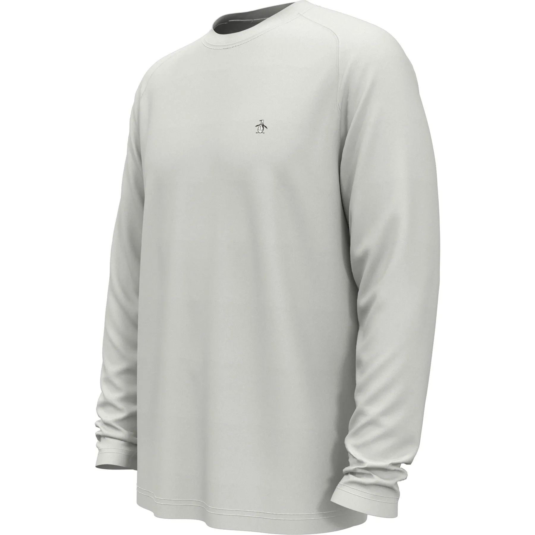 Long Sleeve Raglan Performance Tennis T-Shirt In Bright White