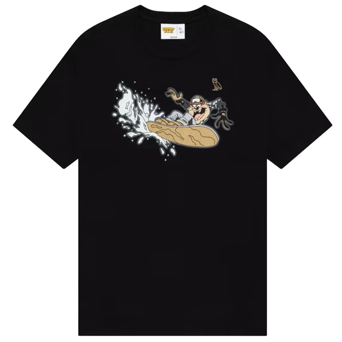 Looney Tunes x OVO Tasmanian Devil Snowboard T-Shirt (Black)