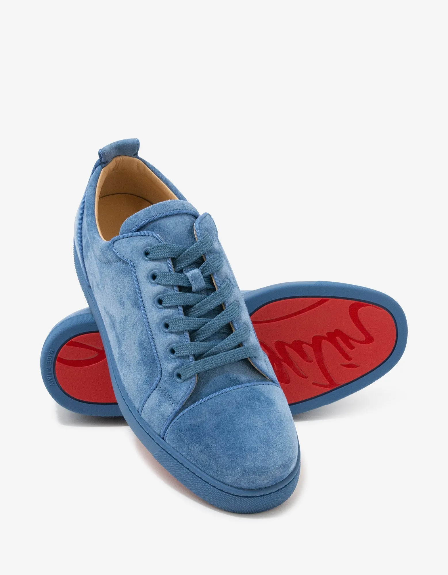 Louis Junior Orlato Blue Suede Trainers