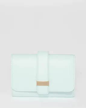 Lulu Green Clutch Bag