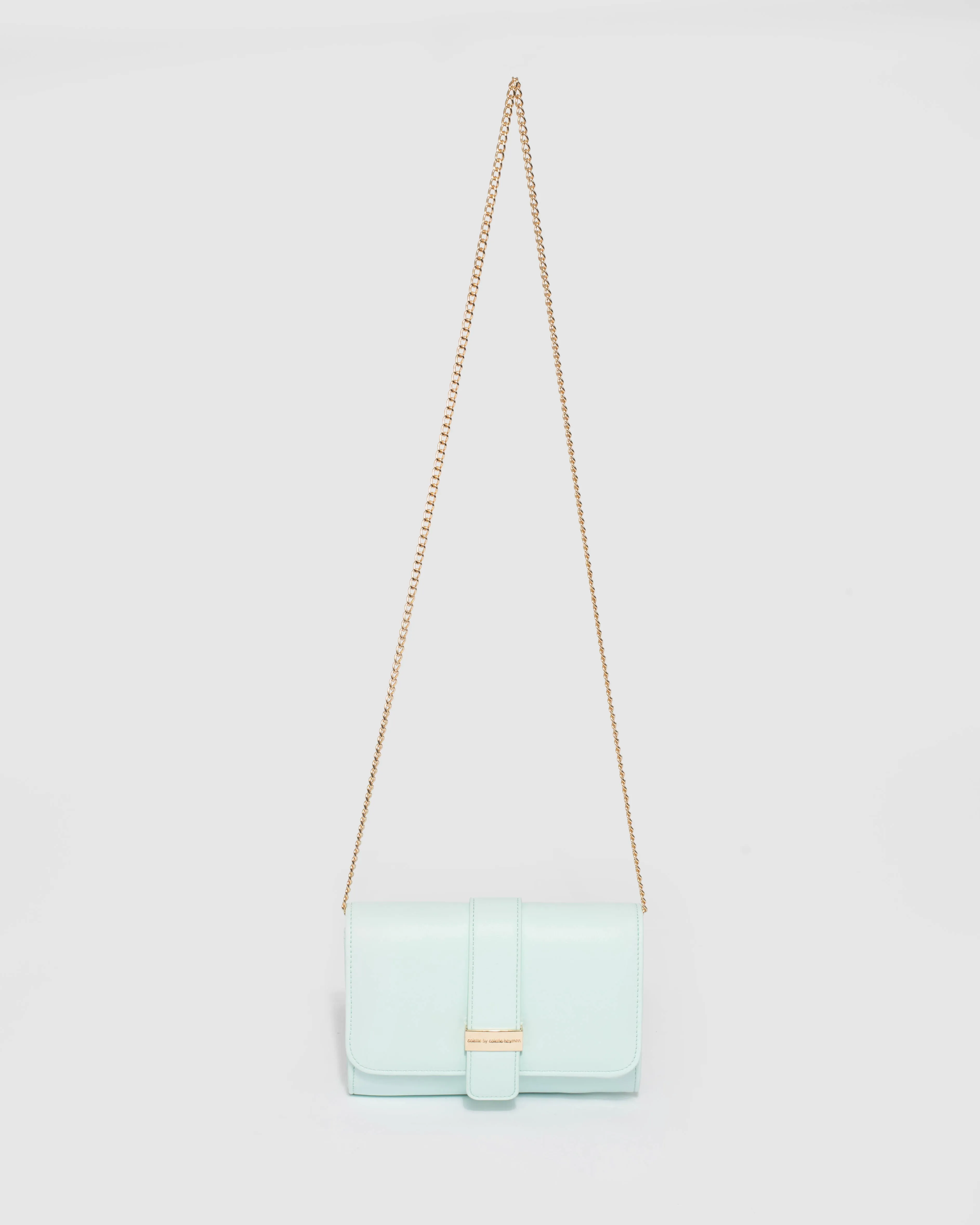 Lulu Green Clutch Bag