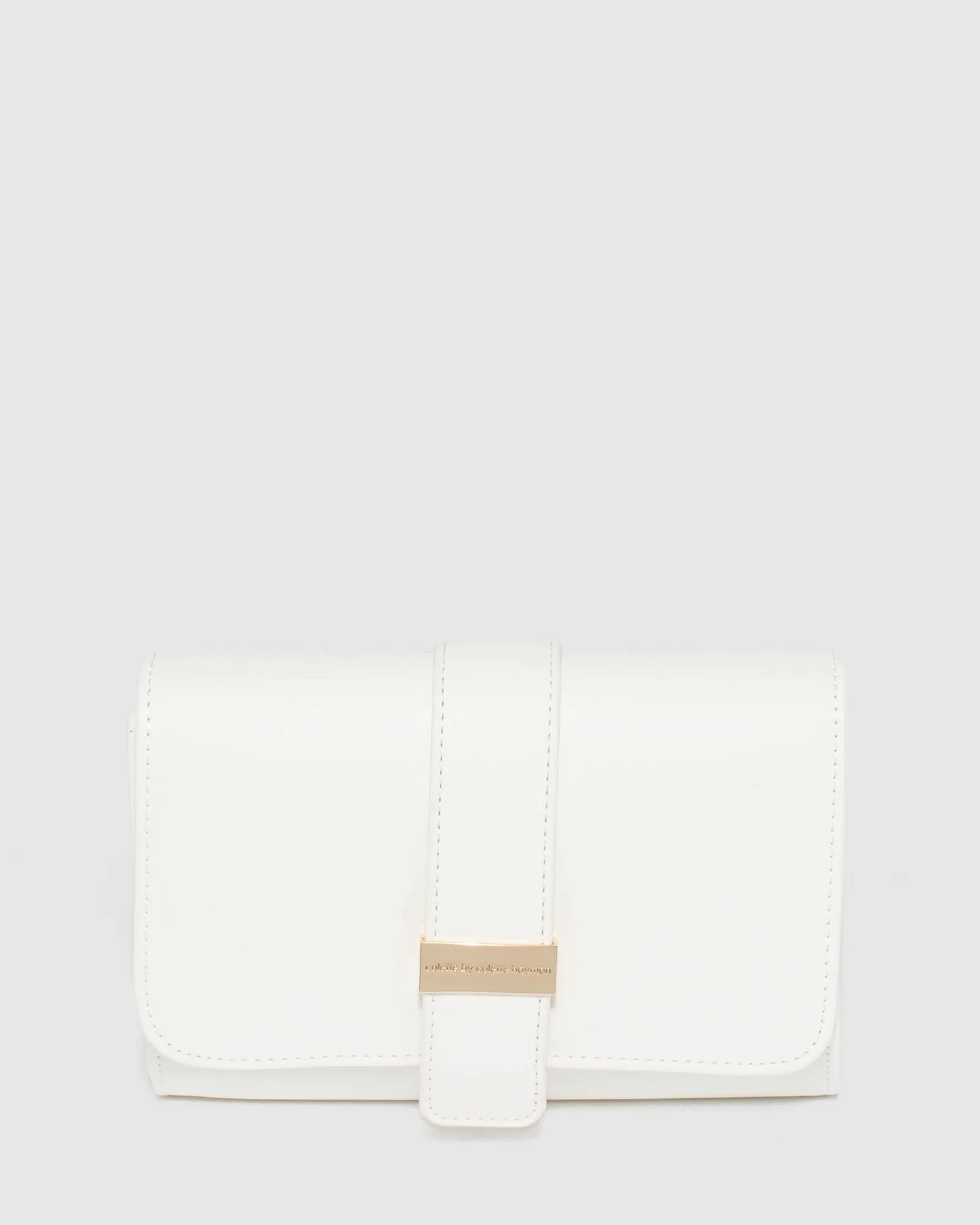 Lulu White Clutch Bag