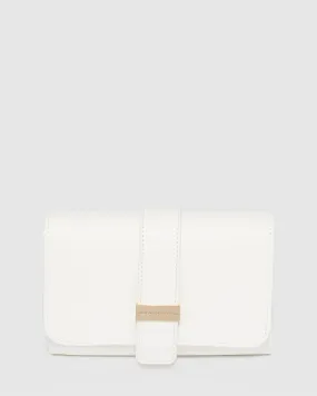 Lulu White Clutch Bag