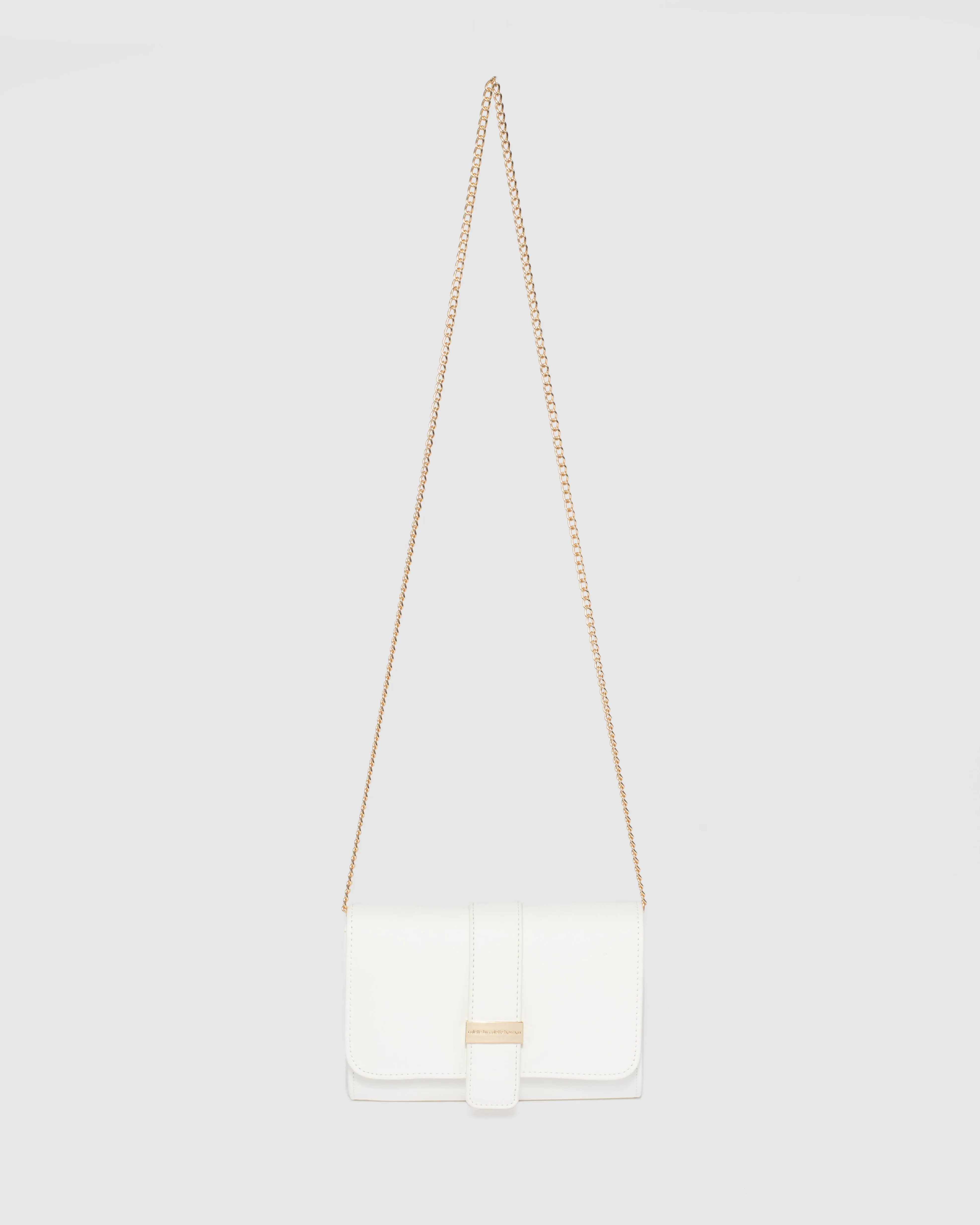 Lulu White Clutch Bag