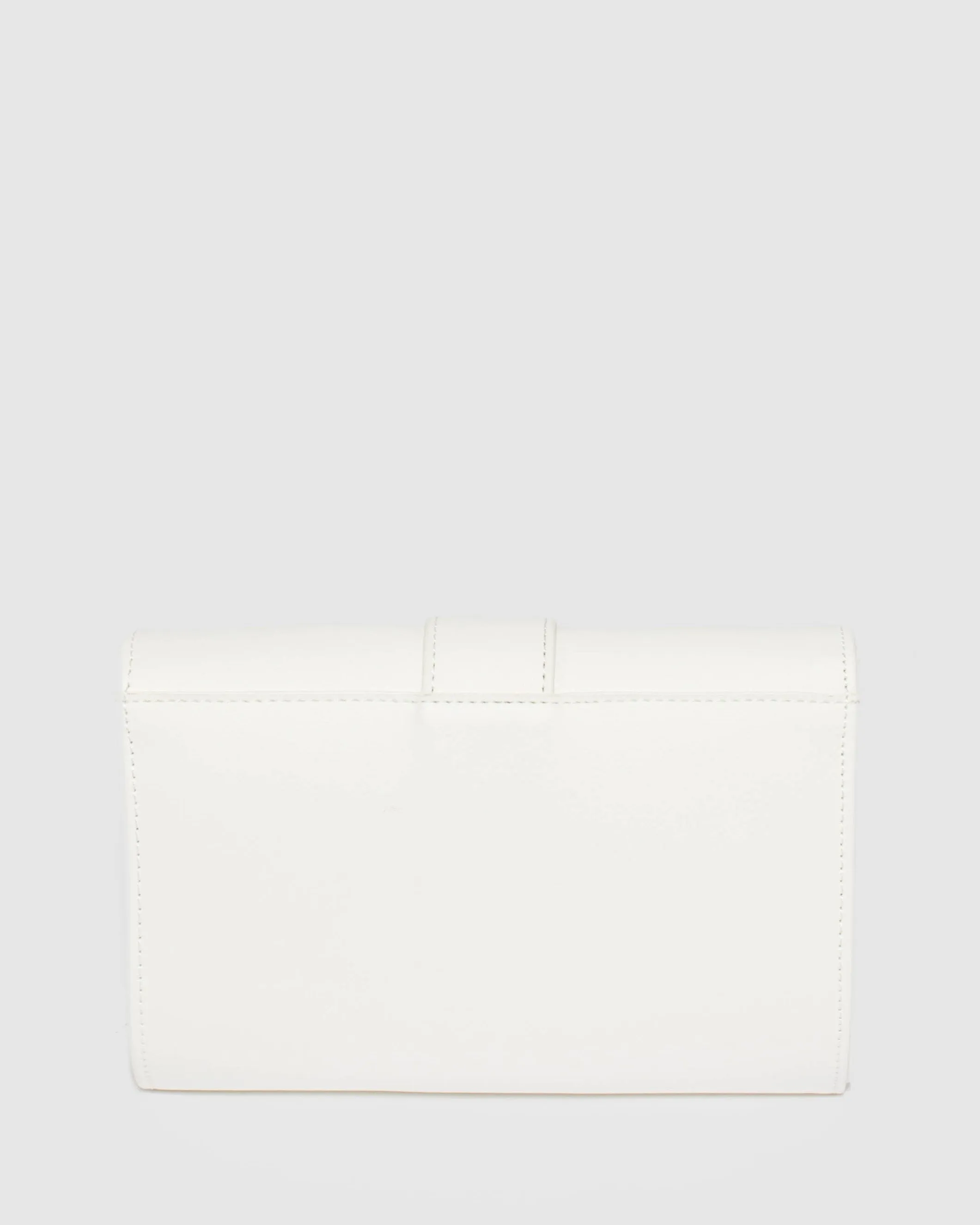 Lulu White Clutch Bag