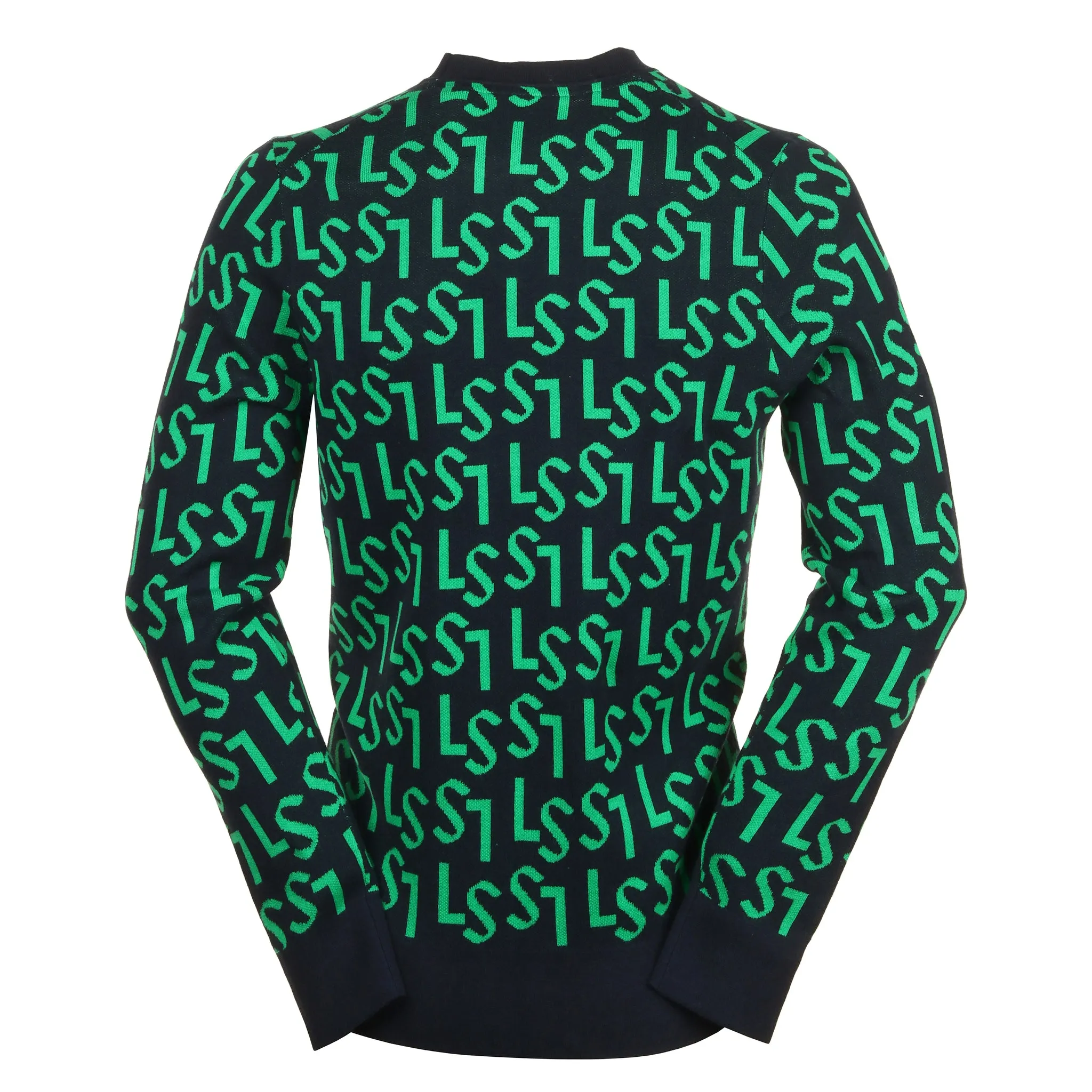 Lyle & Scott Golf Monogram Knitted Crew Neck