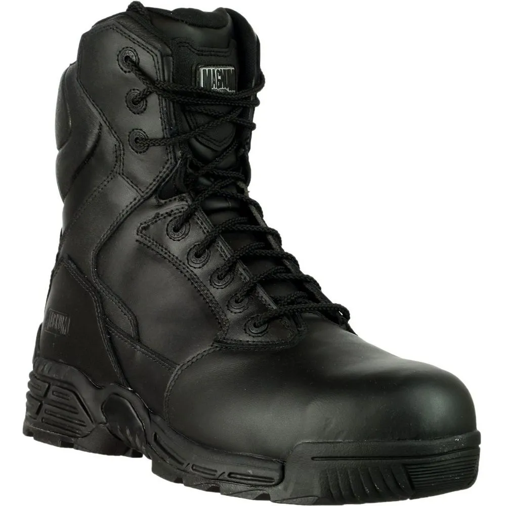 Magnum Mens Magnum Stealth Force 8" Leather S3 Work Safety Boot Blac