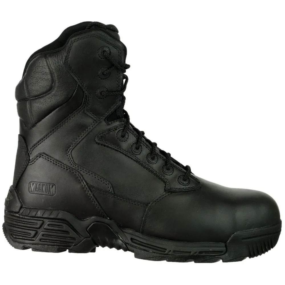 Magnum Mens Magnum Stealth Force 8" Leather S3 Work Safety Boot Blac