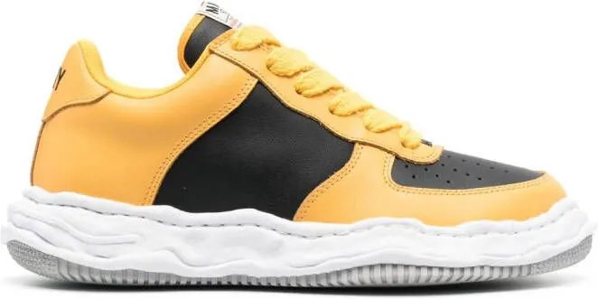 Maison MIHARA YASUHIRO chunky low-top sneakers Yellow