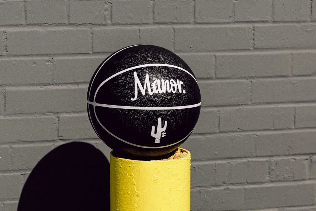 Manor Basketball - Black / White (Midnight)