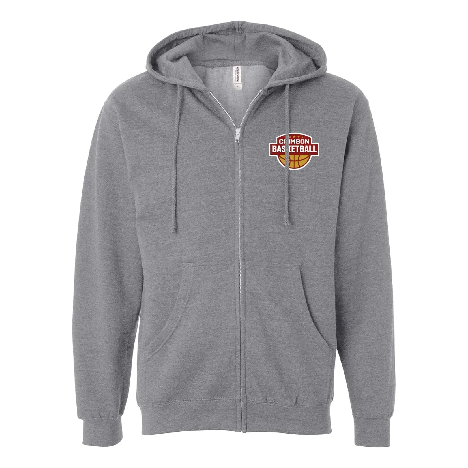 Maple Grove Basketball Midweight Full-Zip Hooded Sweatshirt