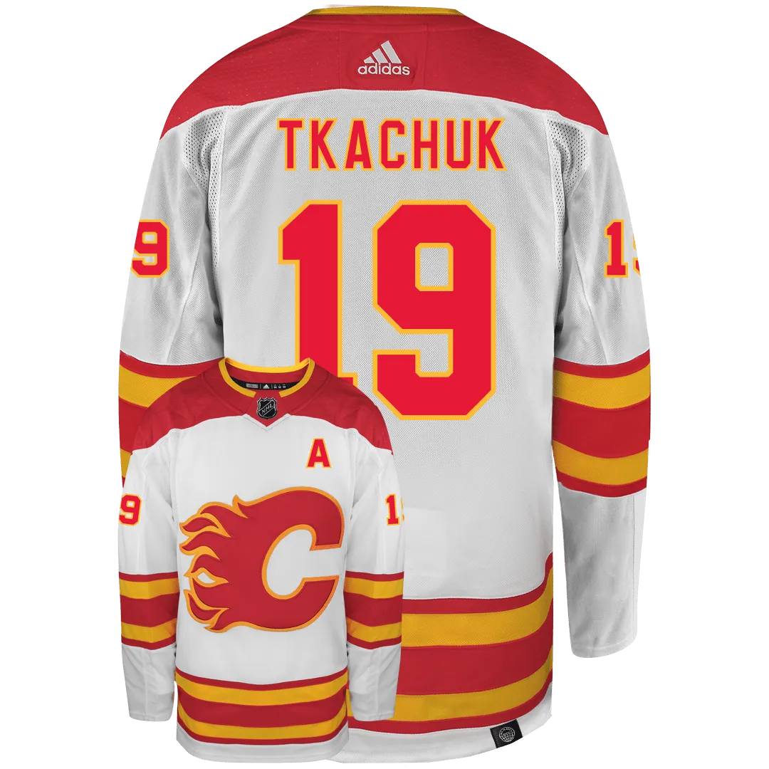 Matthew Tkachuk Calgary Flames Adidas Primegreen Authentic NHL Hockey Jersey     