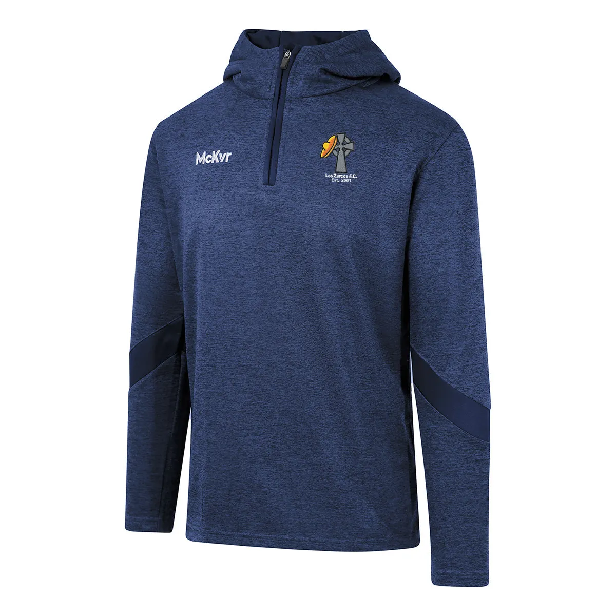 Mc Keever Los Zarcos FC Core 22 1/4 Zip Hoodie - Adult - Navy