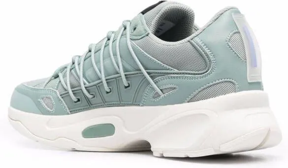 MCQ panelled chunky sneakers Green