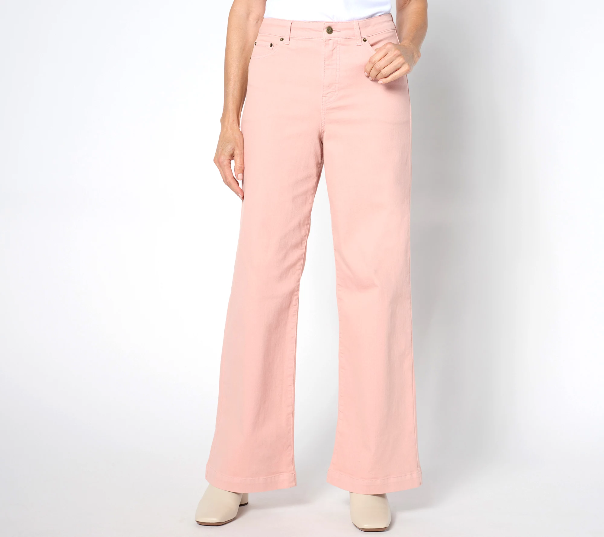 Me by Jennie Garth Regular Piece Dyed Relaxed Fit Jeans