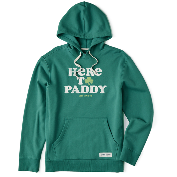 Men's Cooper Here to Paddy Clover Simply True Fleece Hoodie