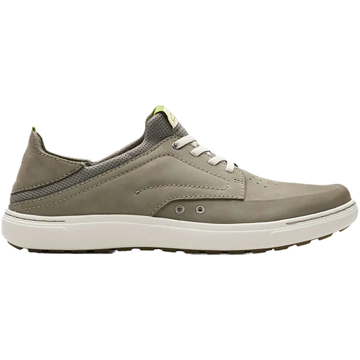 Men's Clarks Mapstone Easy Dark Grey Nubuck