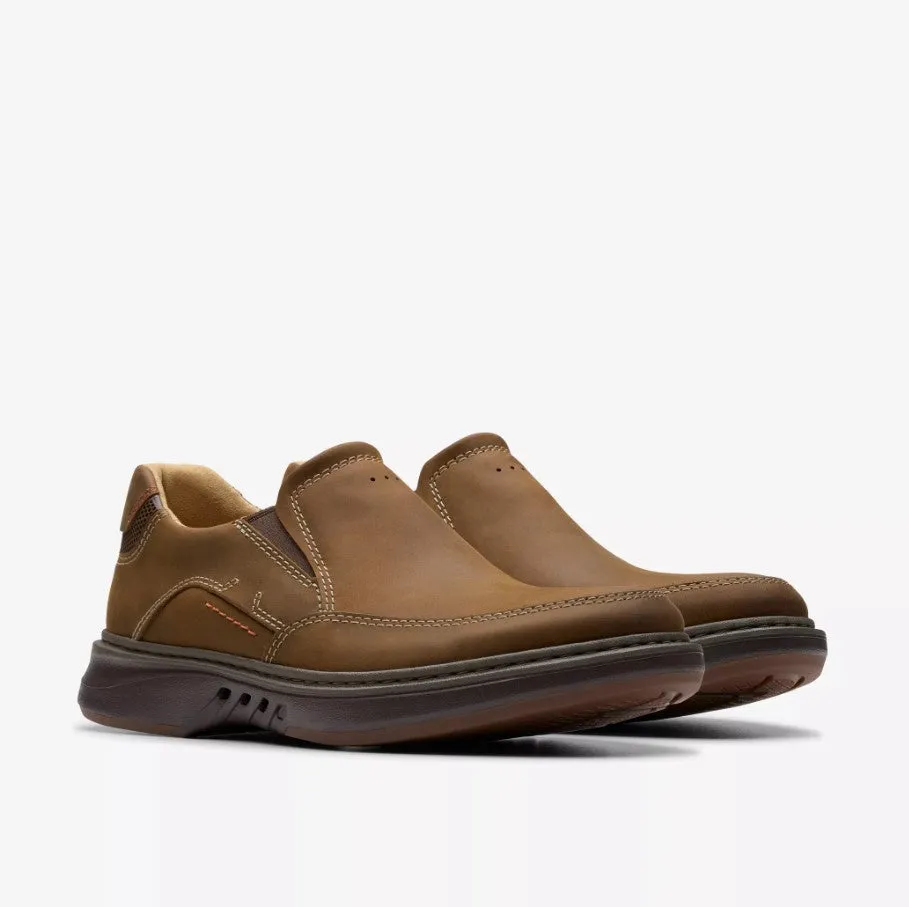 Men's Clarks Un Briley Step 26179983 Color:  Beeswax Leather