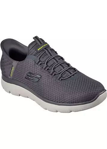 Mens Grey Summits High Range Trainers by Skechers | Look Again