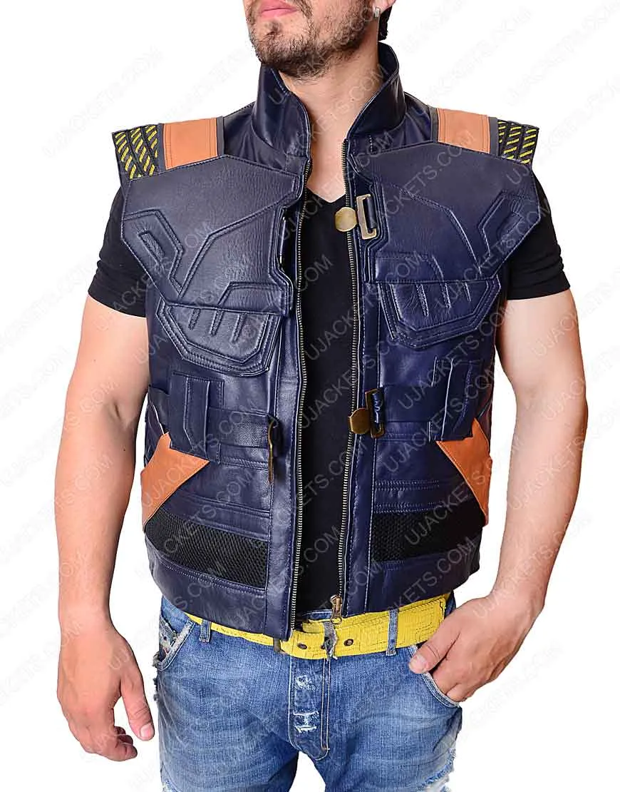 Michael B Jordan Black Panther Erik Killmonger Vest