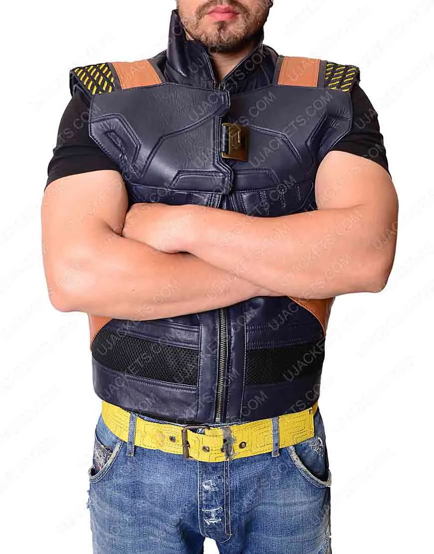 Michael B Jordan Black Panther Erik Killmonger Vest