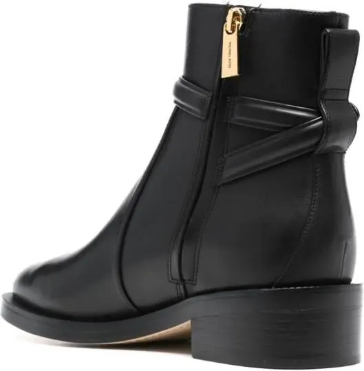 Michael Kors Orion chunky-sole leather sneakers Black