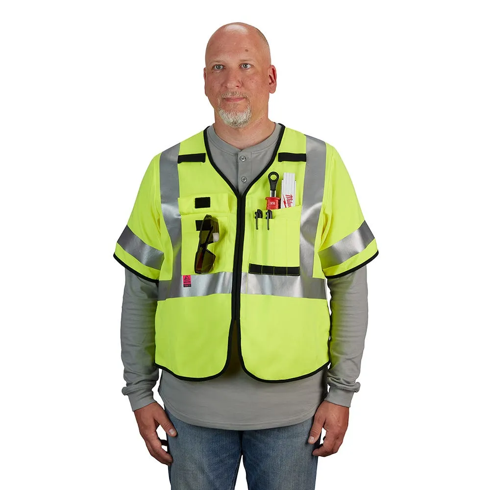 Milwaukee Tools AR/FR Cat. 1 Class 3 Safety Vest High Vis 48-73-532