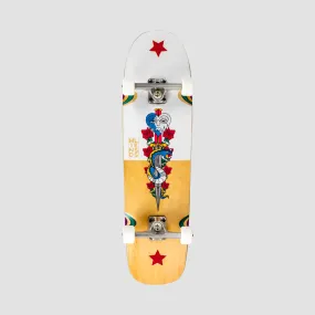 Mindless Flash Snake Skateboard Natural/White - 8.5"