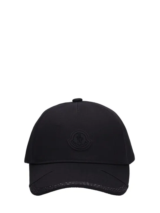 Moncler   Cotton gabardine baseball cap 