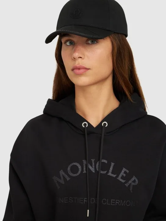 Moncler   Cotton gabardine baseball cap 