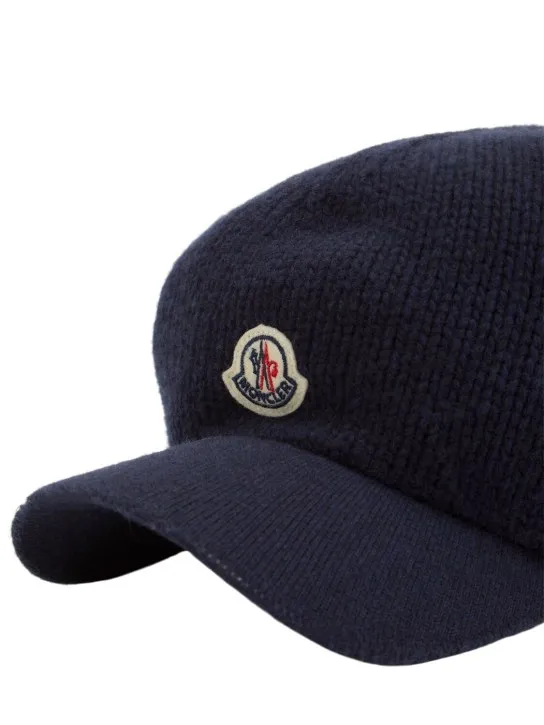 Moncler   Knit cotton baseball cap 