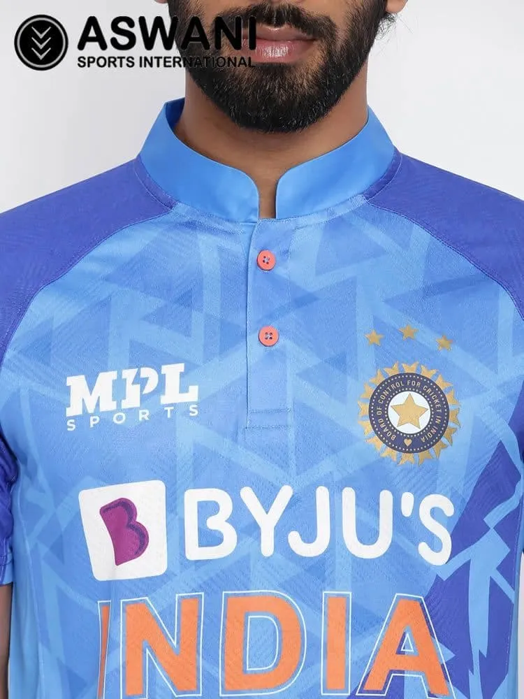 MPL India Cricket T20 Jersey, One Blue Replica Edition 2023