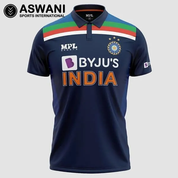 MPL India Cricket Womens Jersey, One Day ODI Retro Edition Shirt 2021