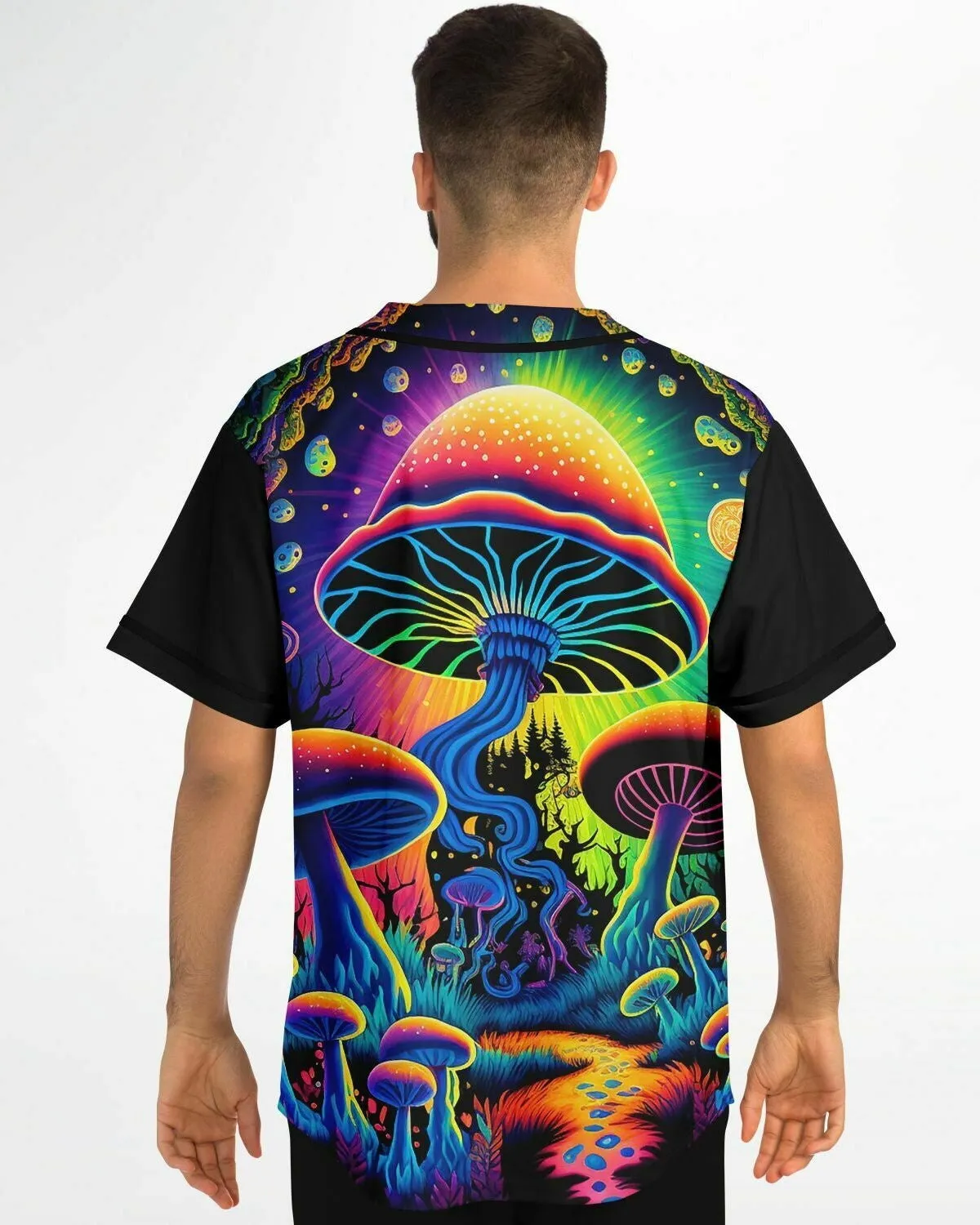 Mushroom Land Baseball Jersey